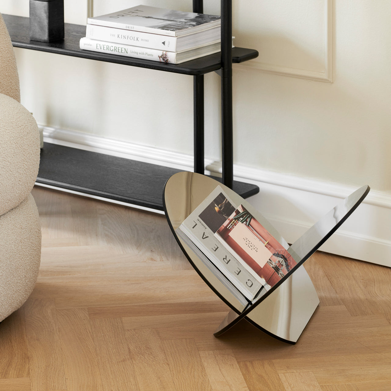 Silia magasinholder rustfrit stål