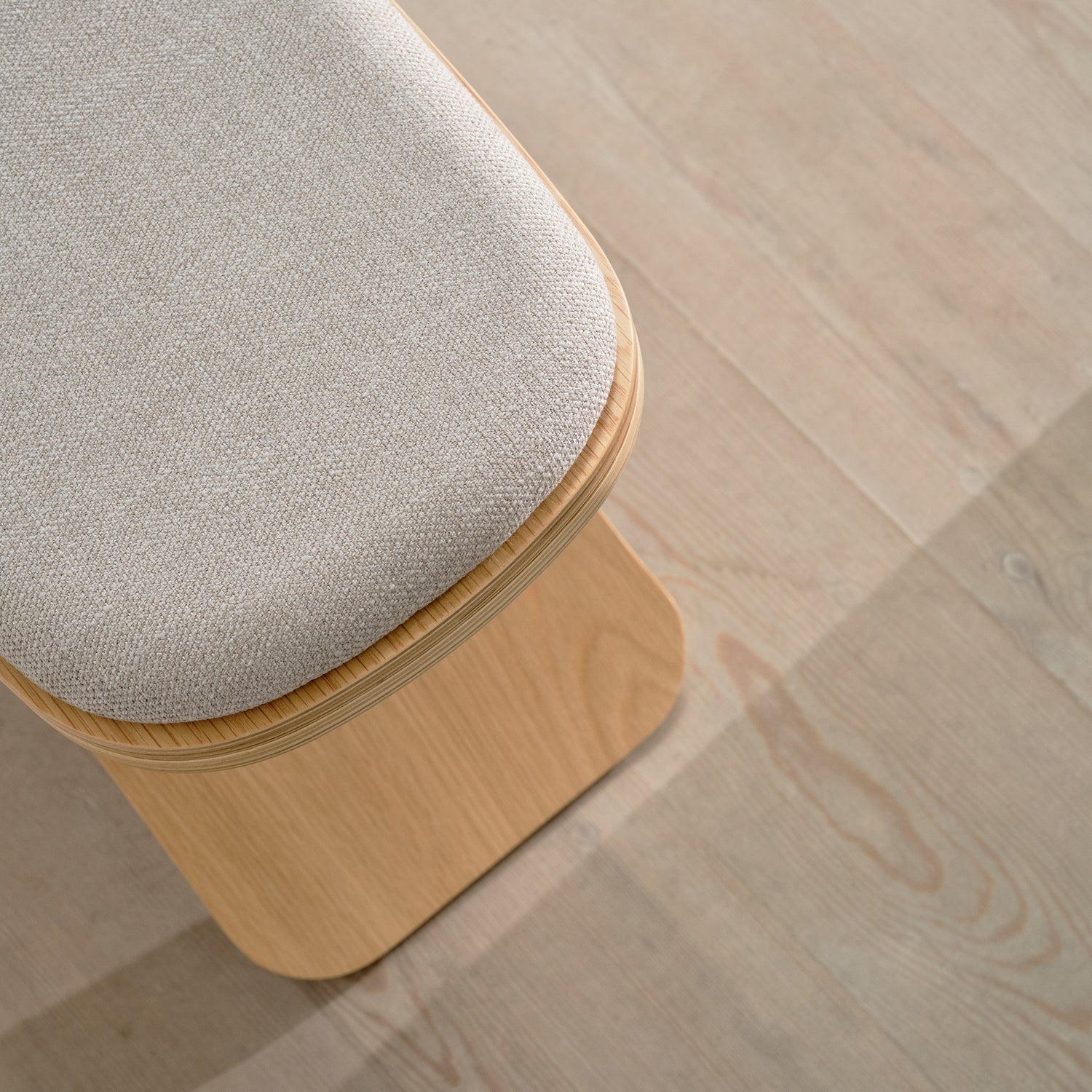 Luno skammel eg/ beige tekstil