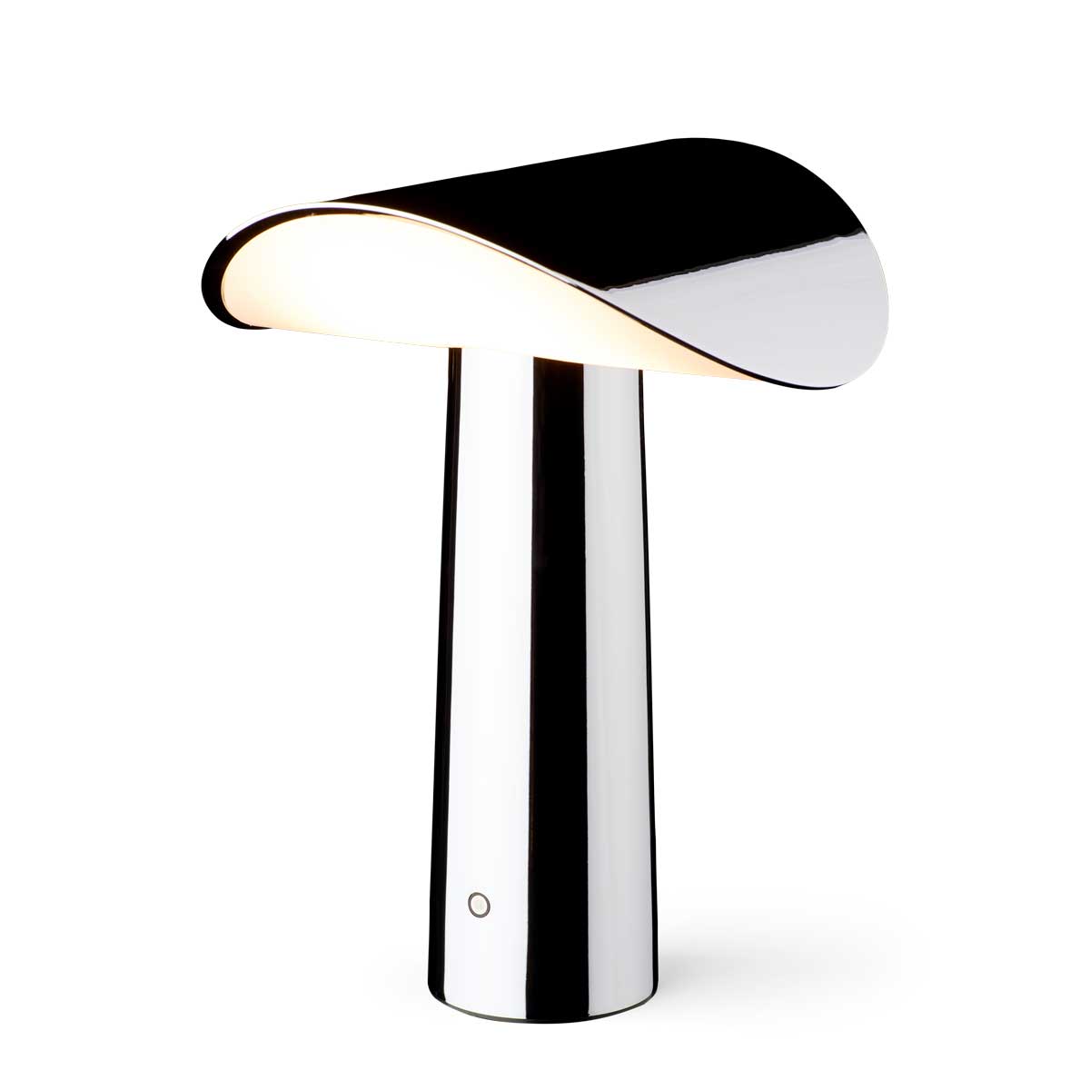Lium portable bordlampe krom