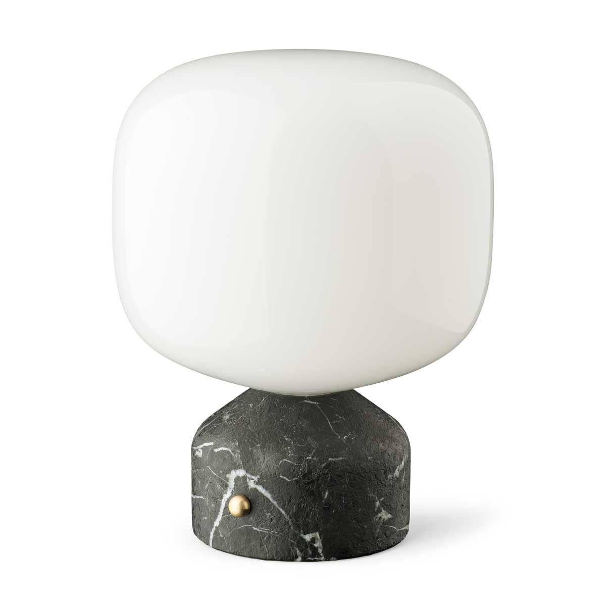 Meemo portable bordlampe sort marmor