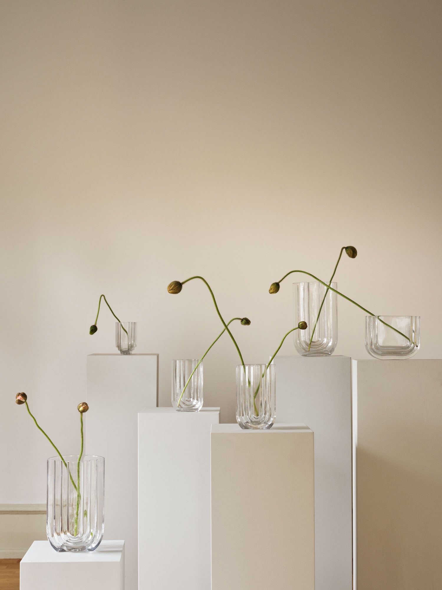 Vima vase oval klar