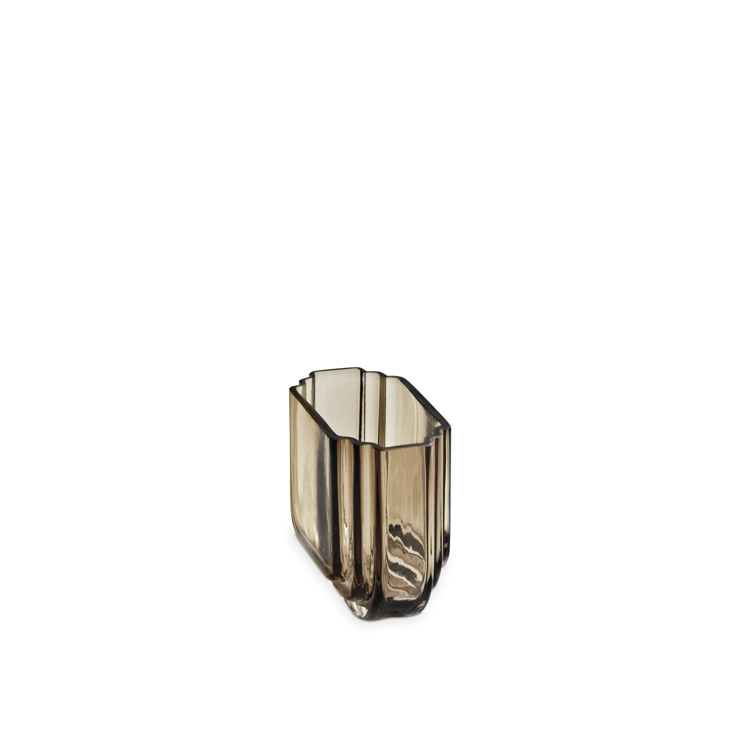 Vima vase oval røget