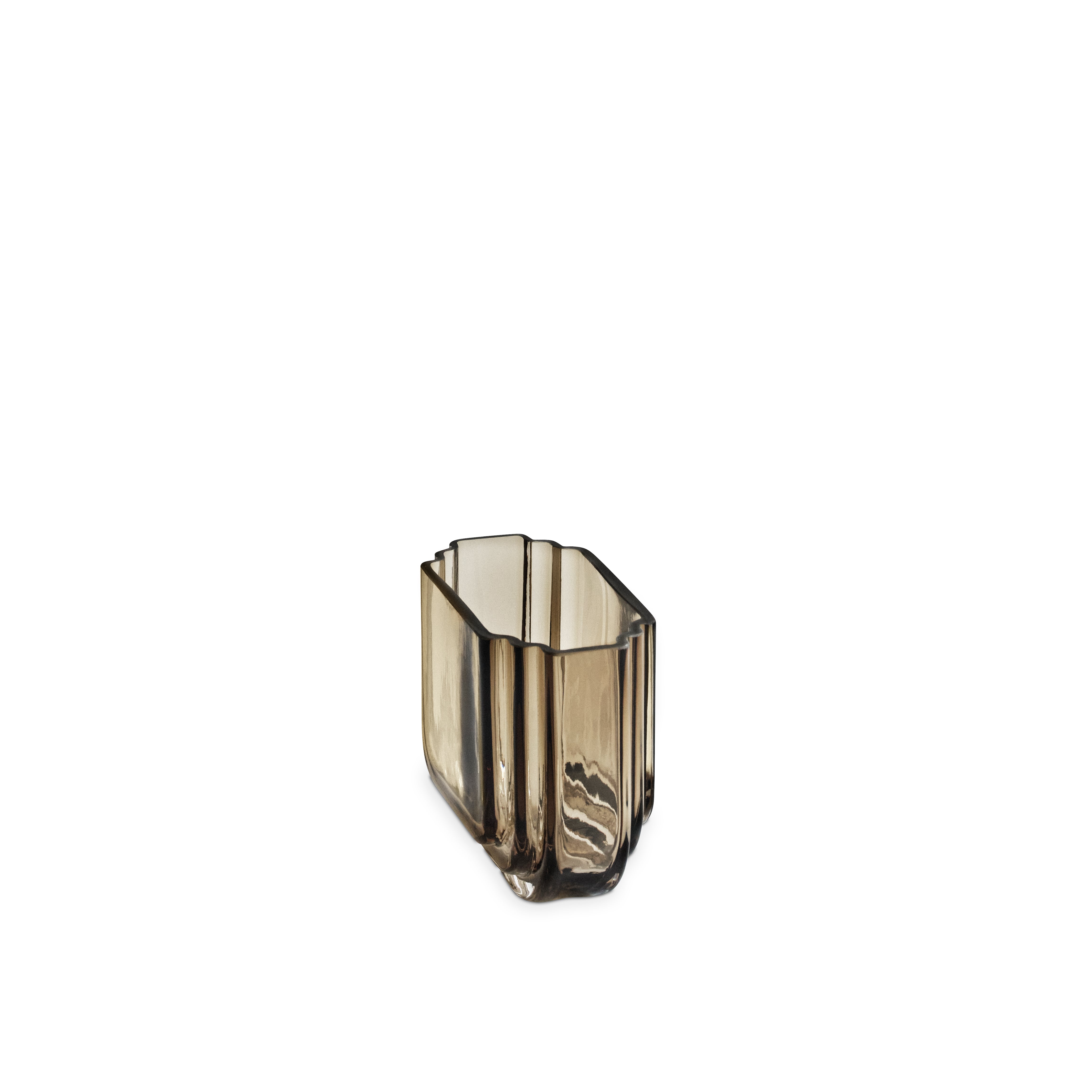Vima vase oval røget