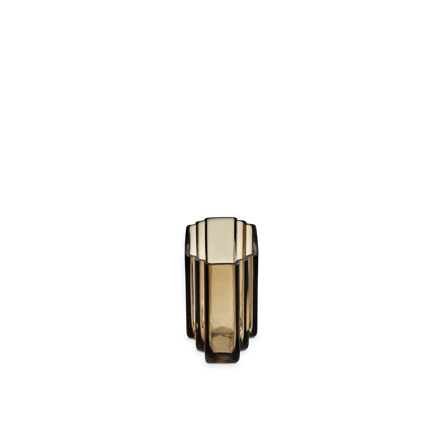 Vima vase oval røget