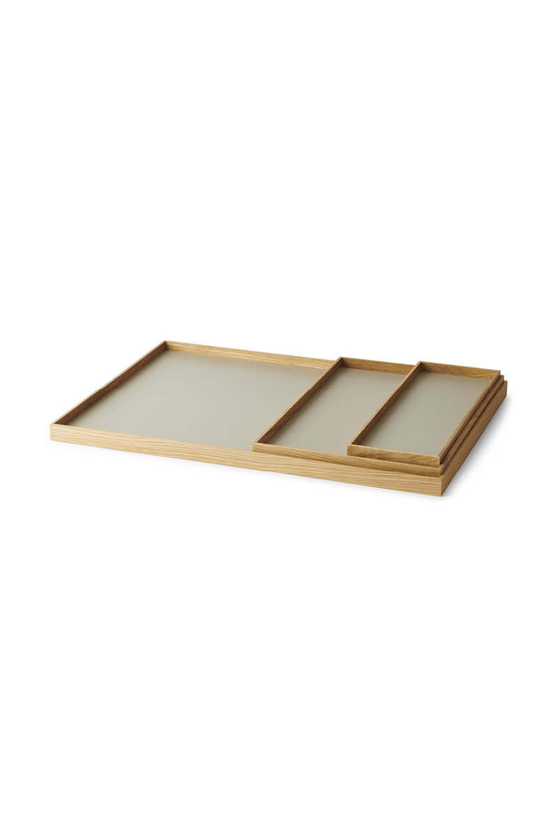 Frame bakke lille eg/ grå
