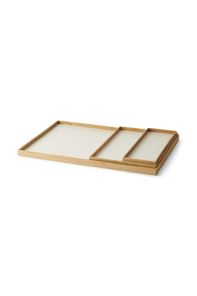 Frame bakke lille eg/ beige