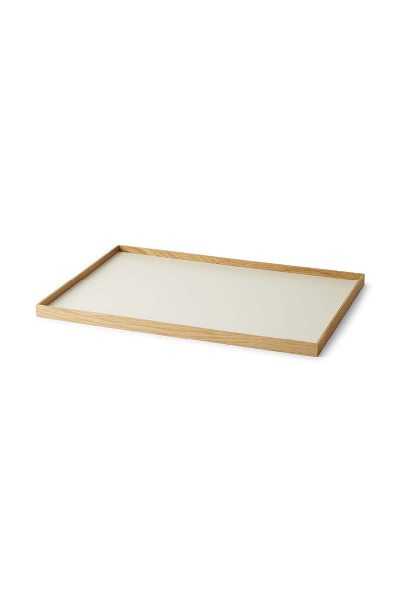 Frame bakke stor eg/ beige