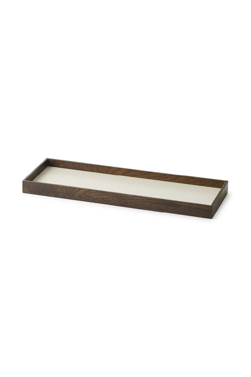 Frame bakke lille røget eg/ beige