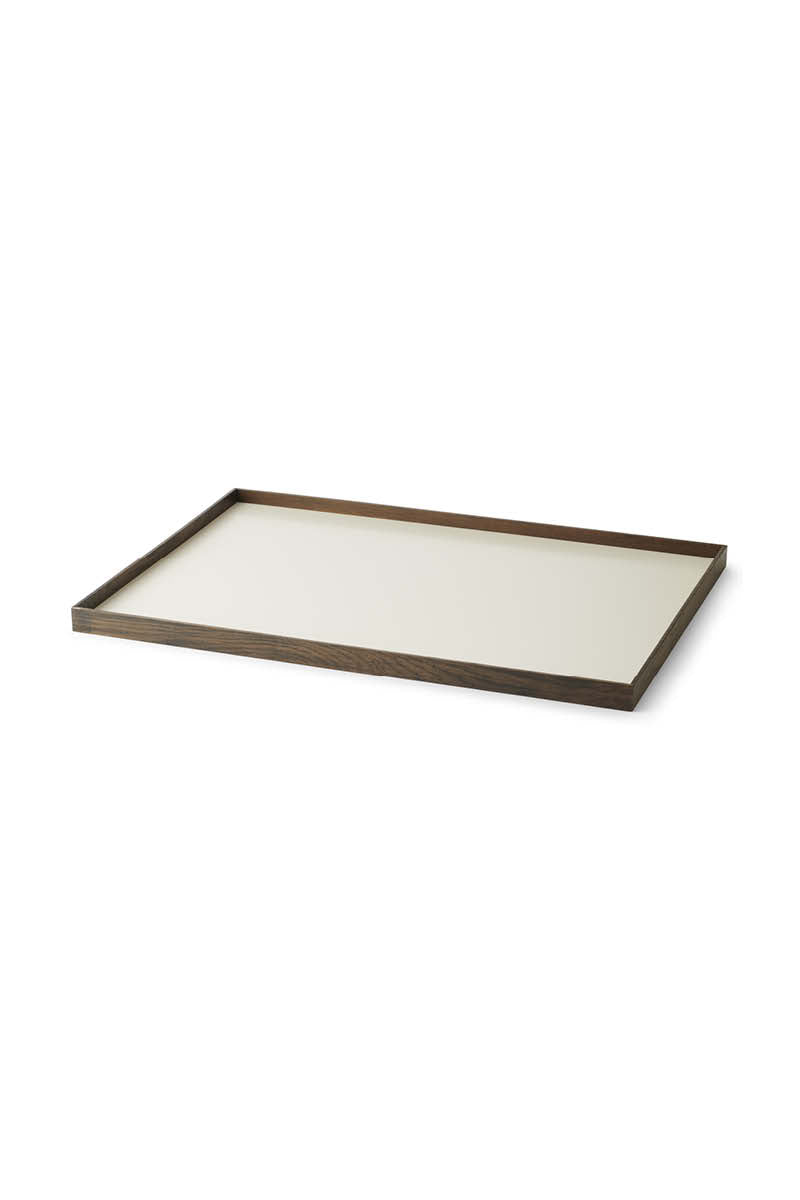 Frame bakke stor røget eg/ beige