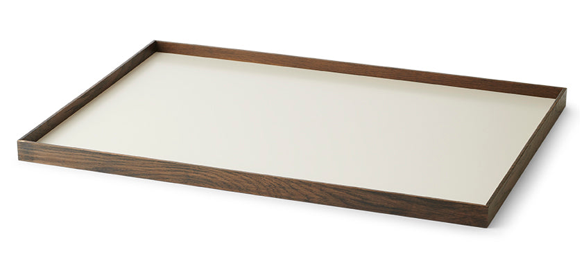 Frame bakke stor røget eg/ beige