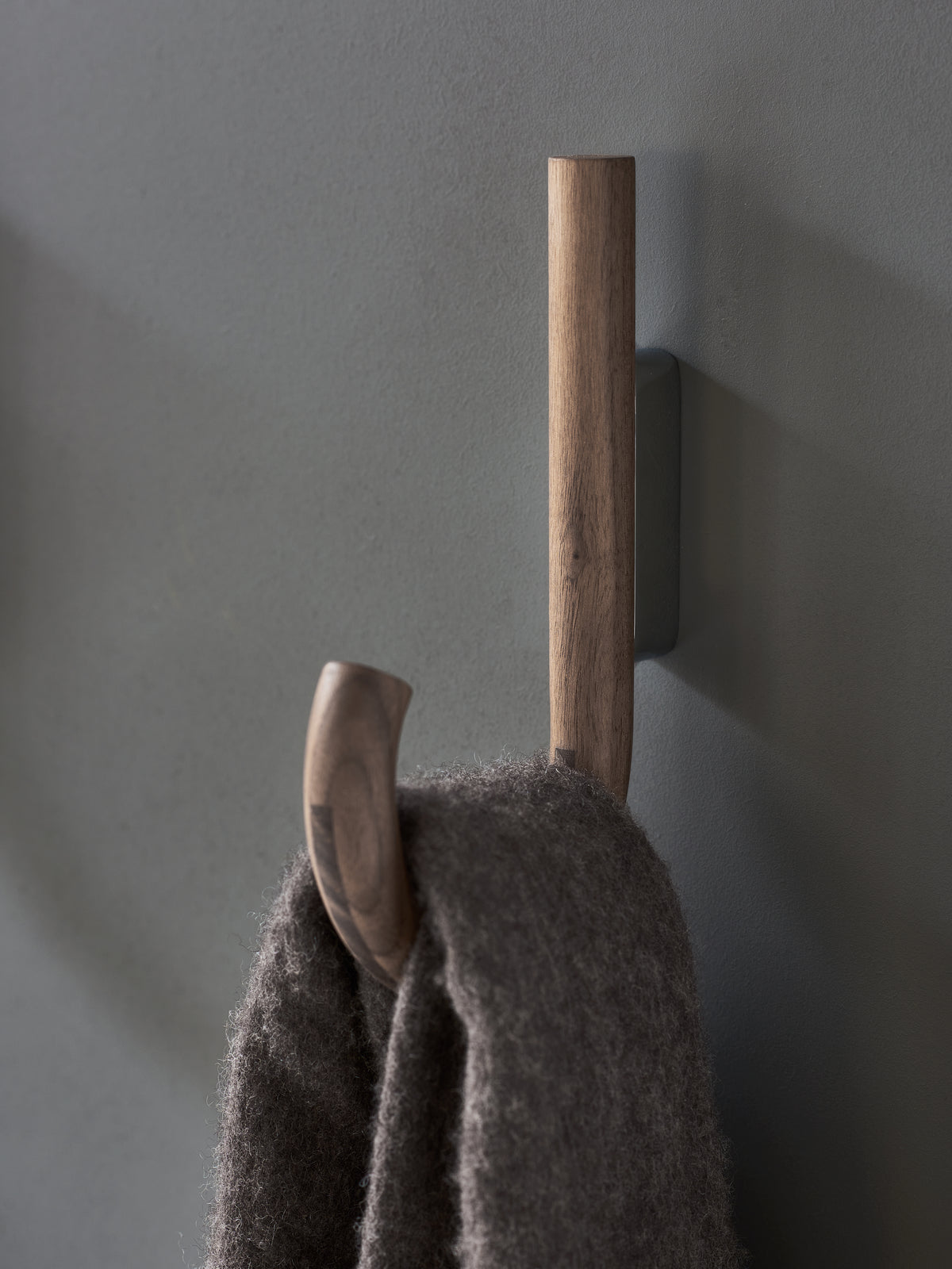 Hook knage valnød/ krom