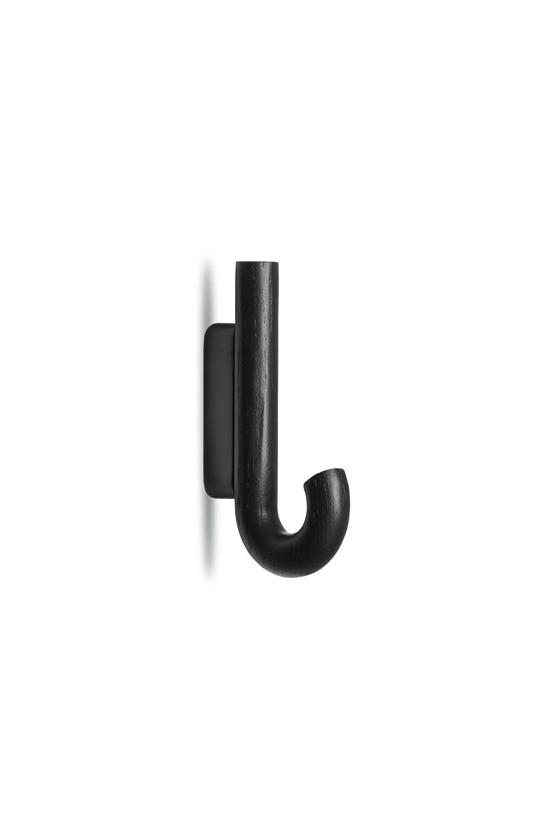 Hook mini knage sort eg/ sort