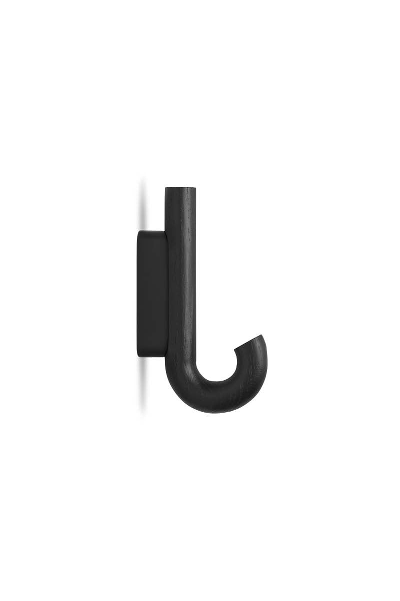 Hook mini knage sort eg/ sort