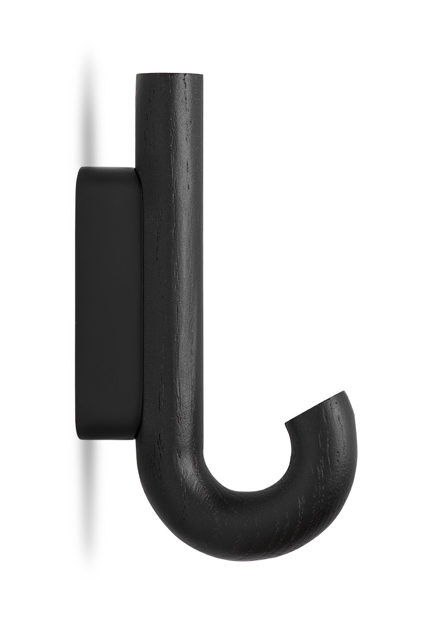 Hook mini knage sort eg/ sort