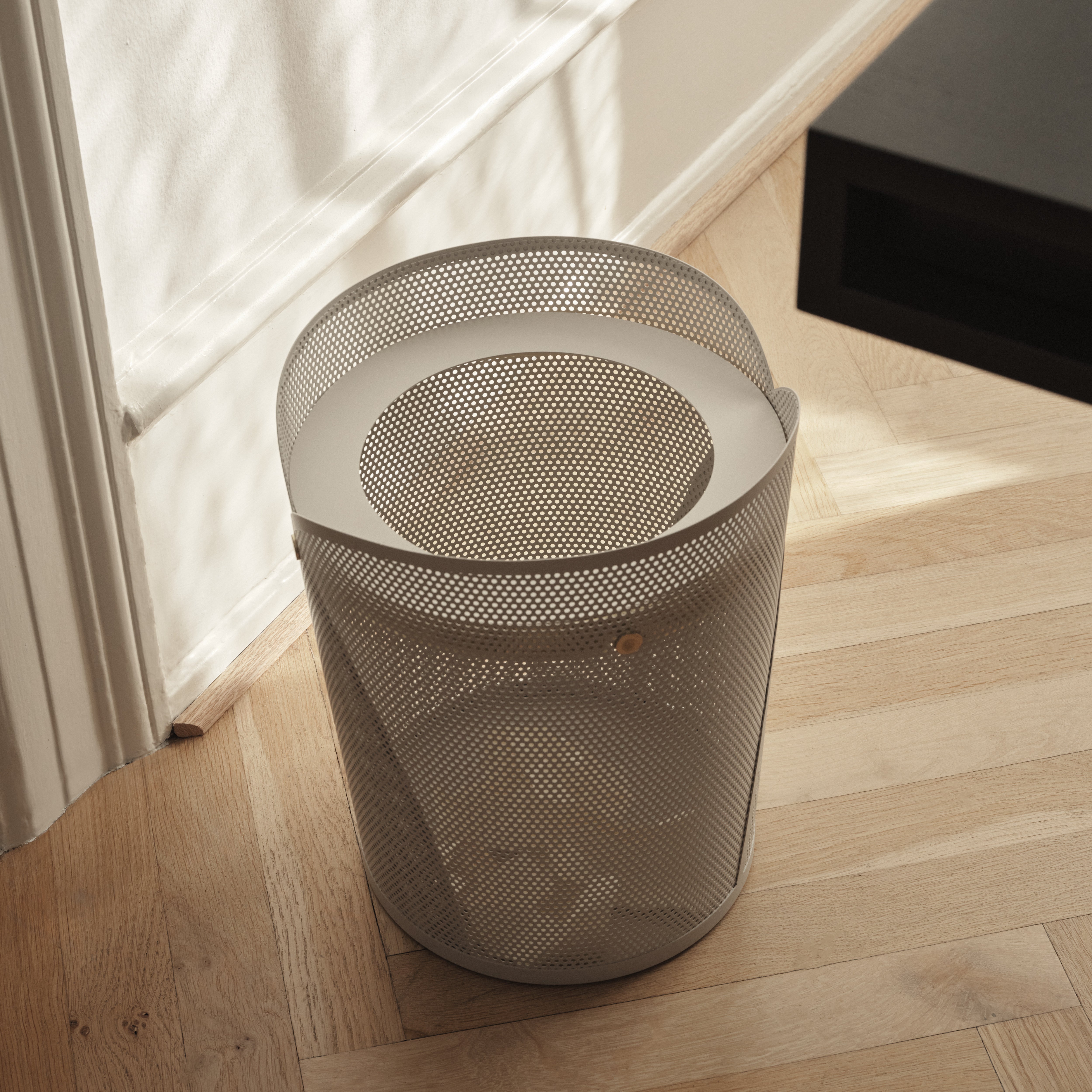 Oya papirkurv varm grå