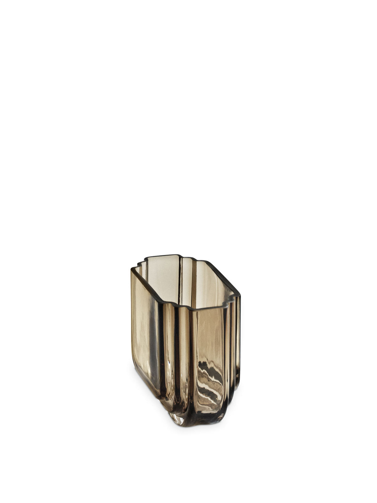 Vima vase oval røget