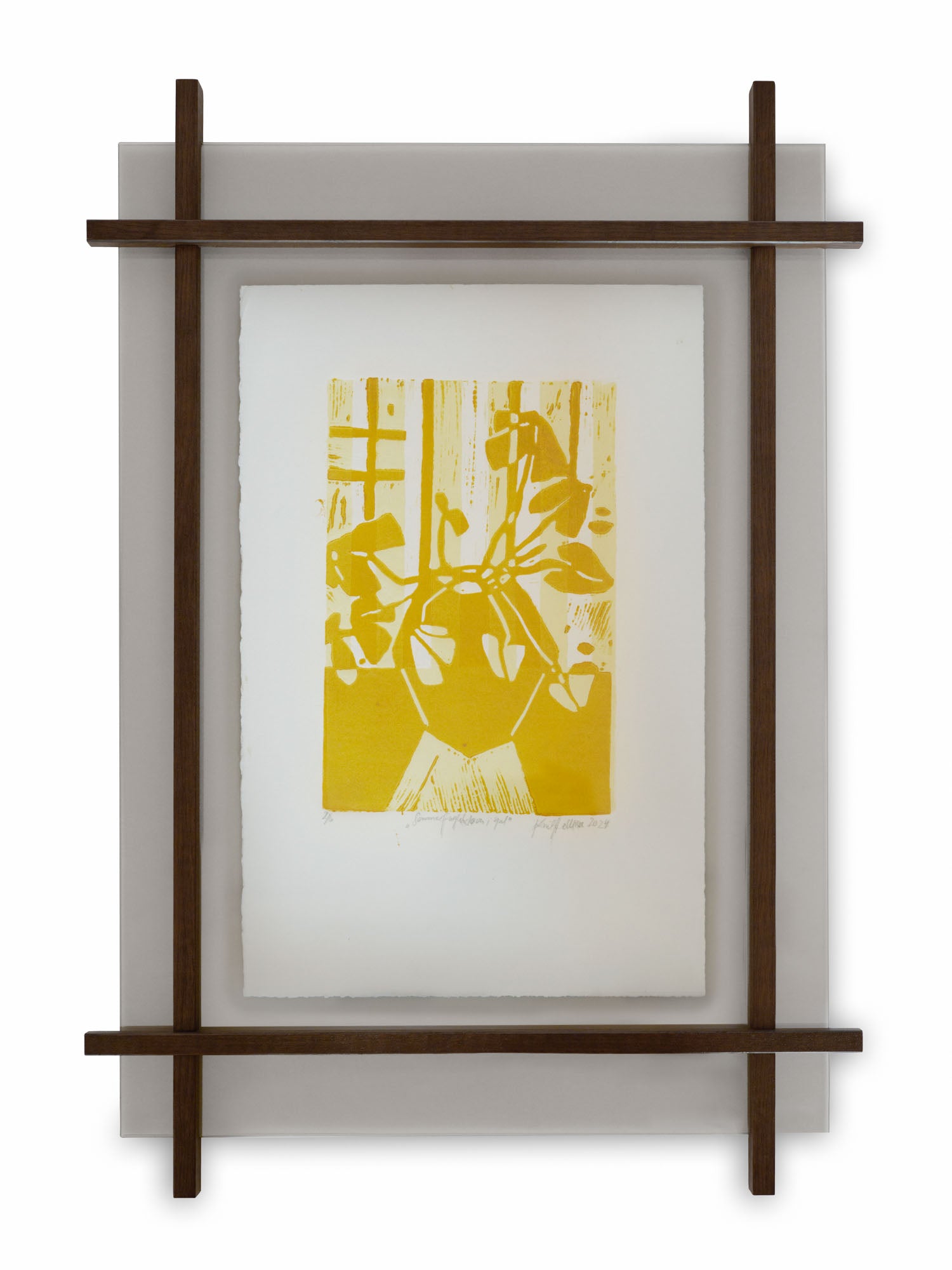 Daiku billedramme 50x70 mørk eg