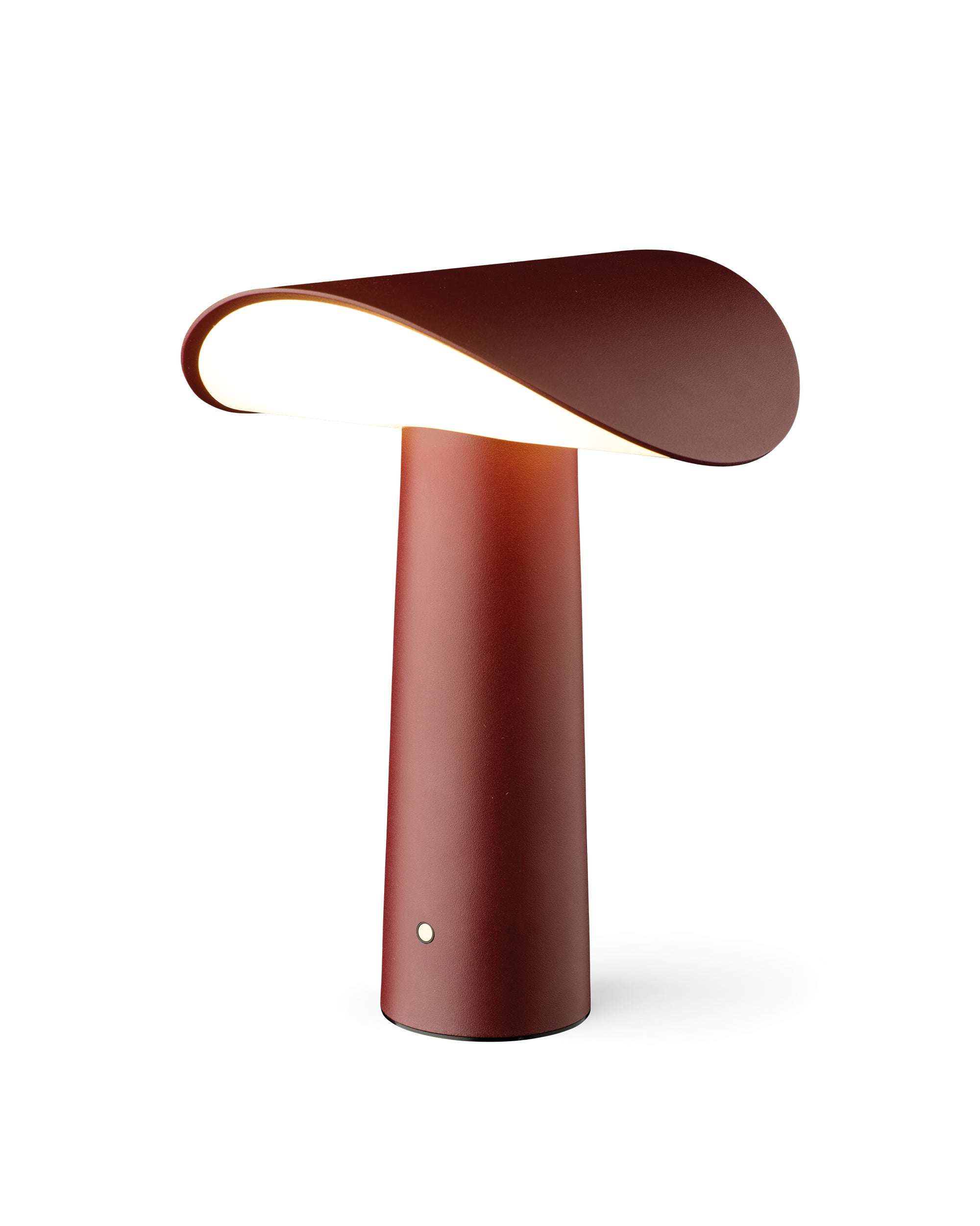 Lium portable bordlampe bordeaux