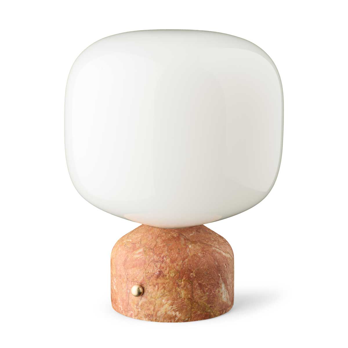 Meemo portable bordlampe gyldenrød marmor