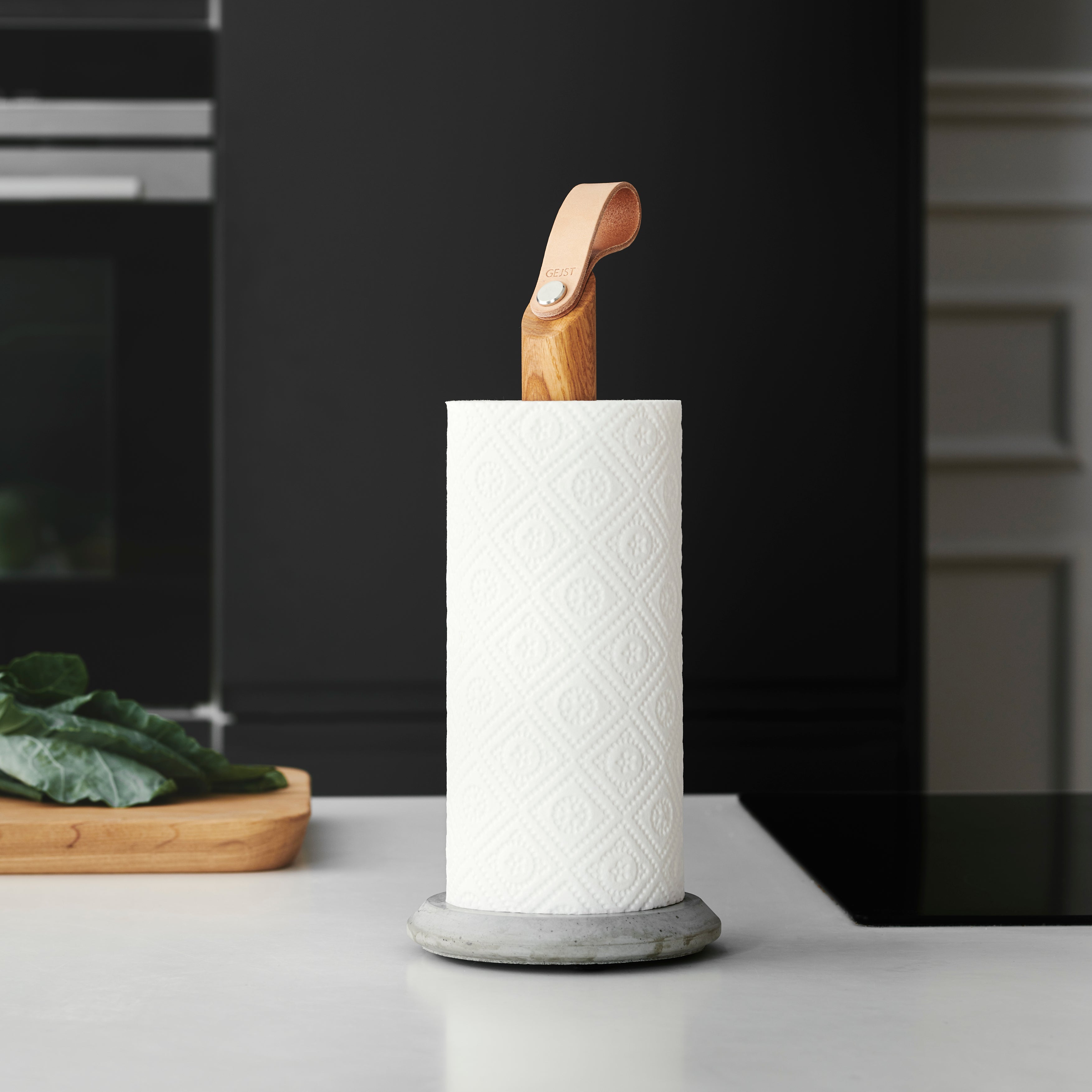 Grab køkkenrulleholder eg